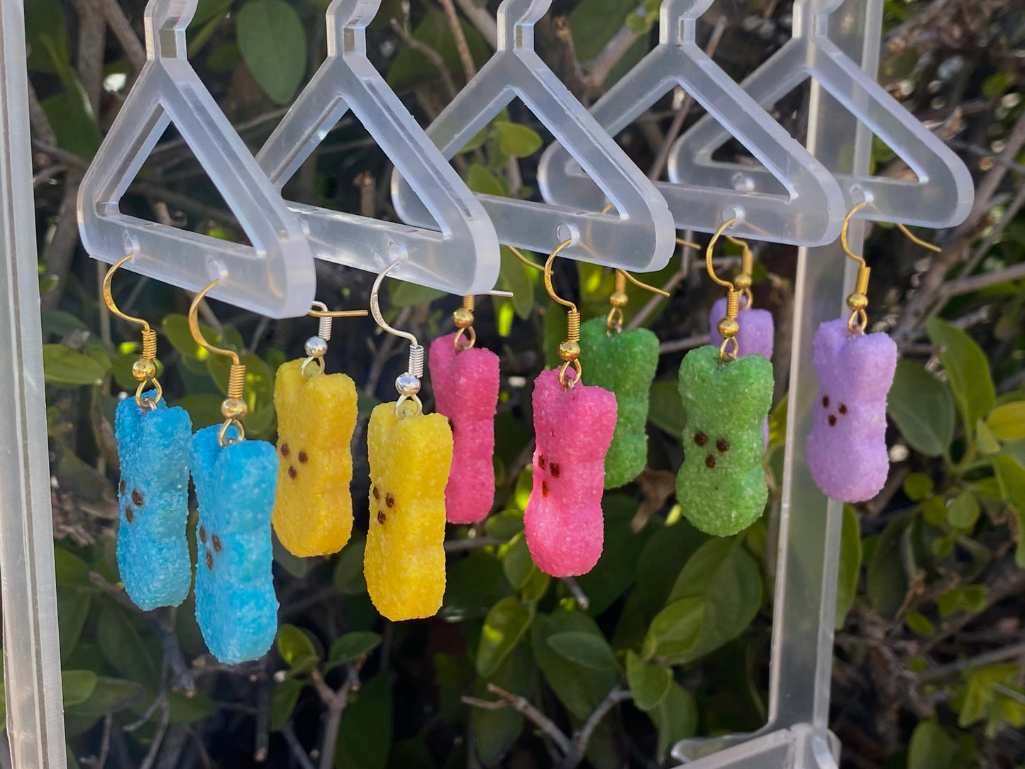 easter bunny earrings