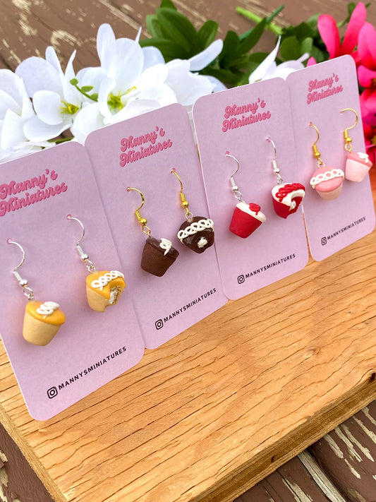 cupcake earrings