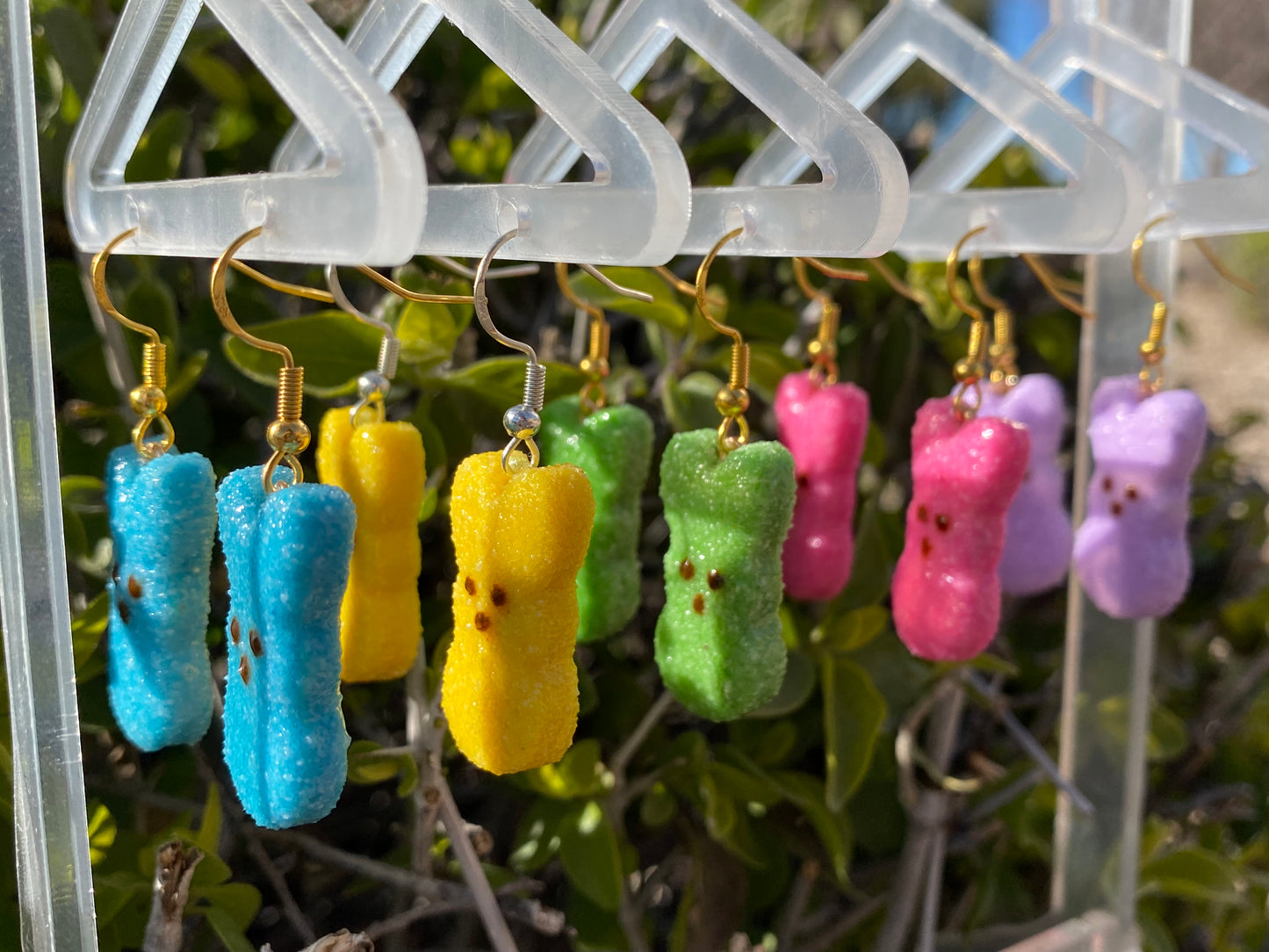 easter bunny earrings