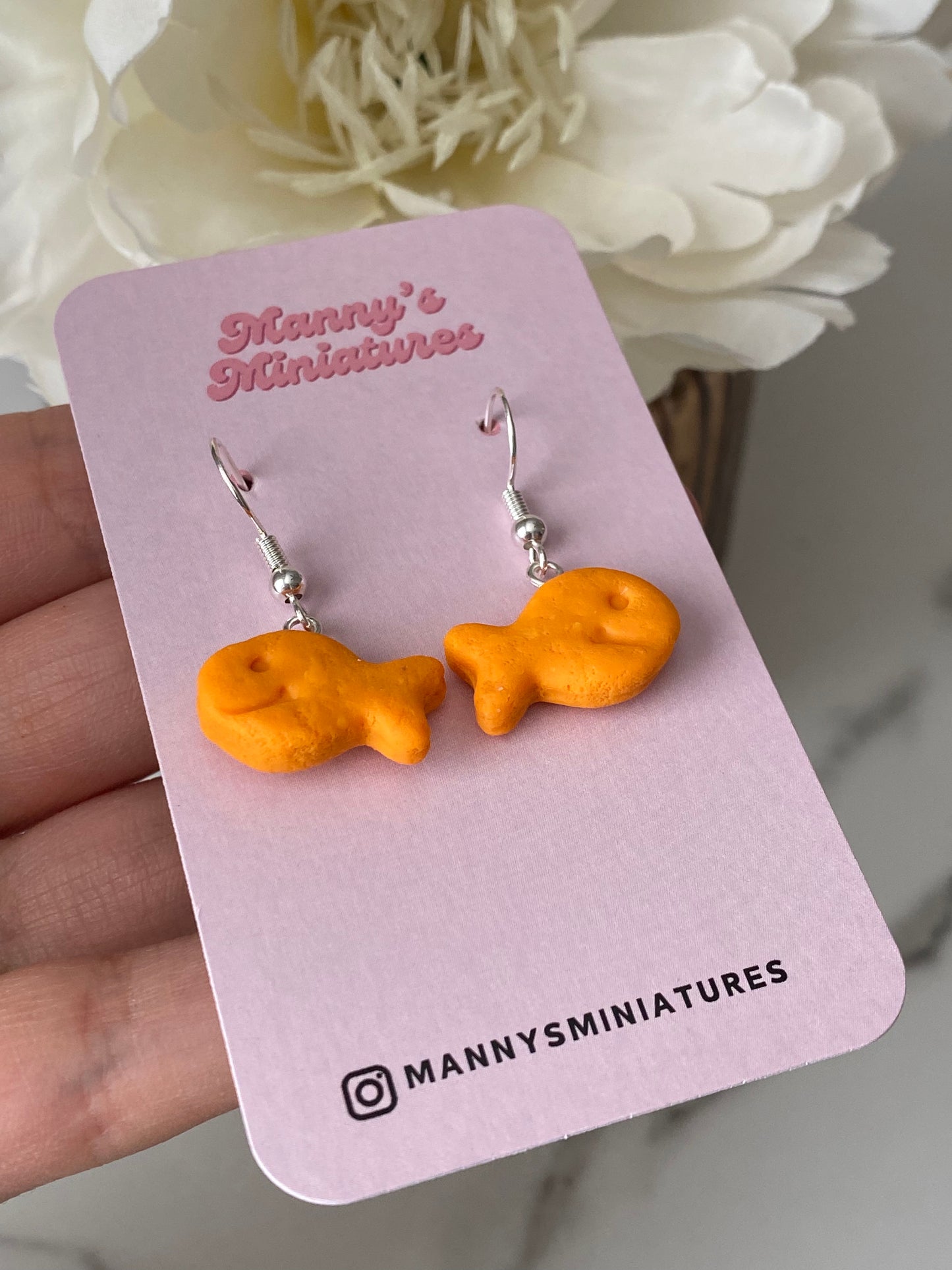 Goldfish earrings