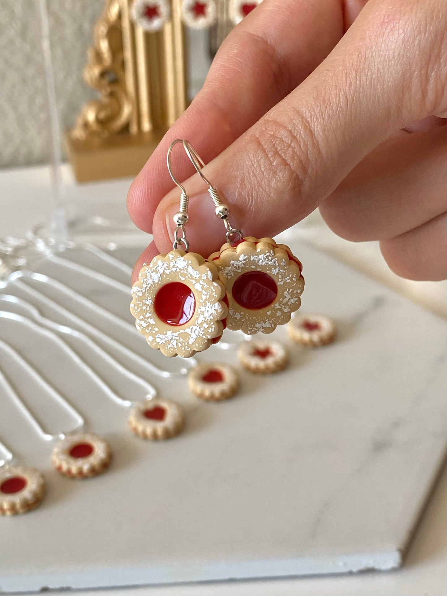 Linzer Cookie Earrings