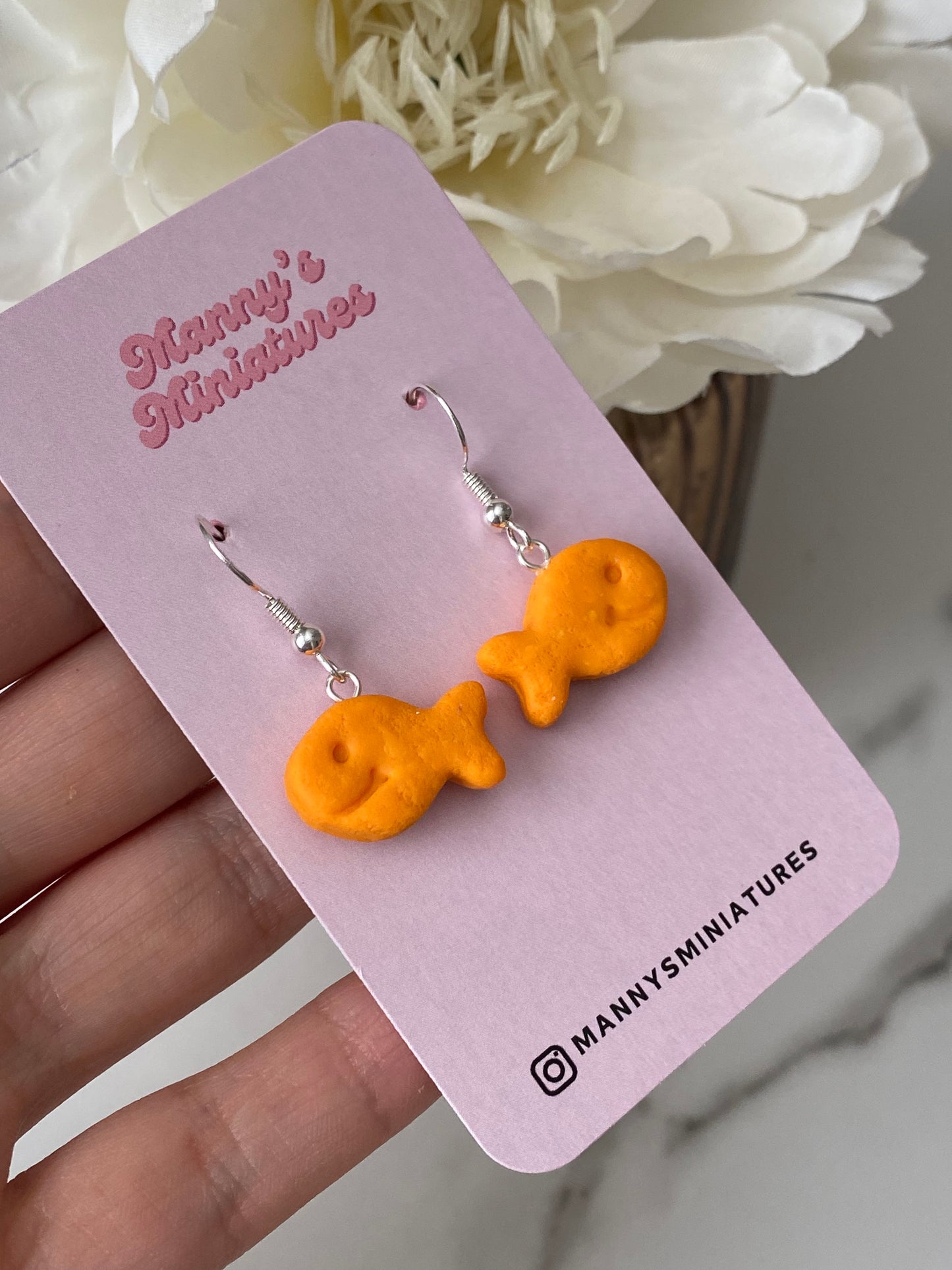 Goldfish earrings