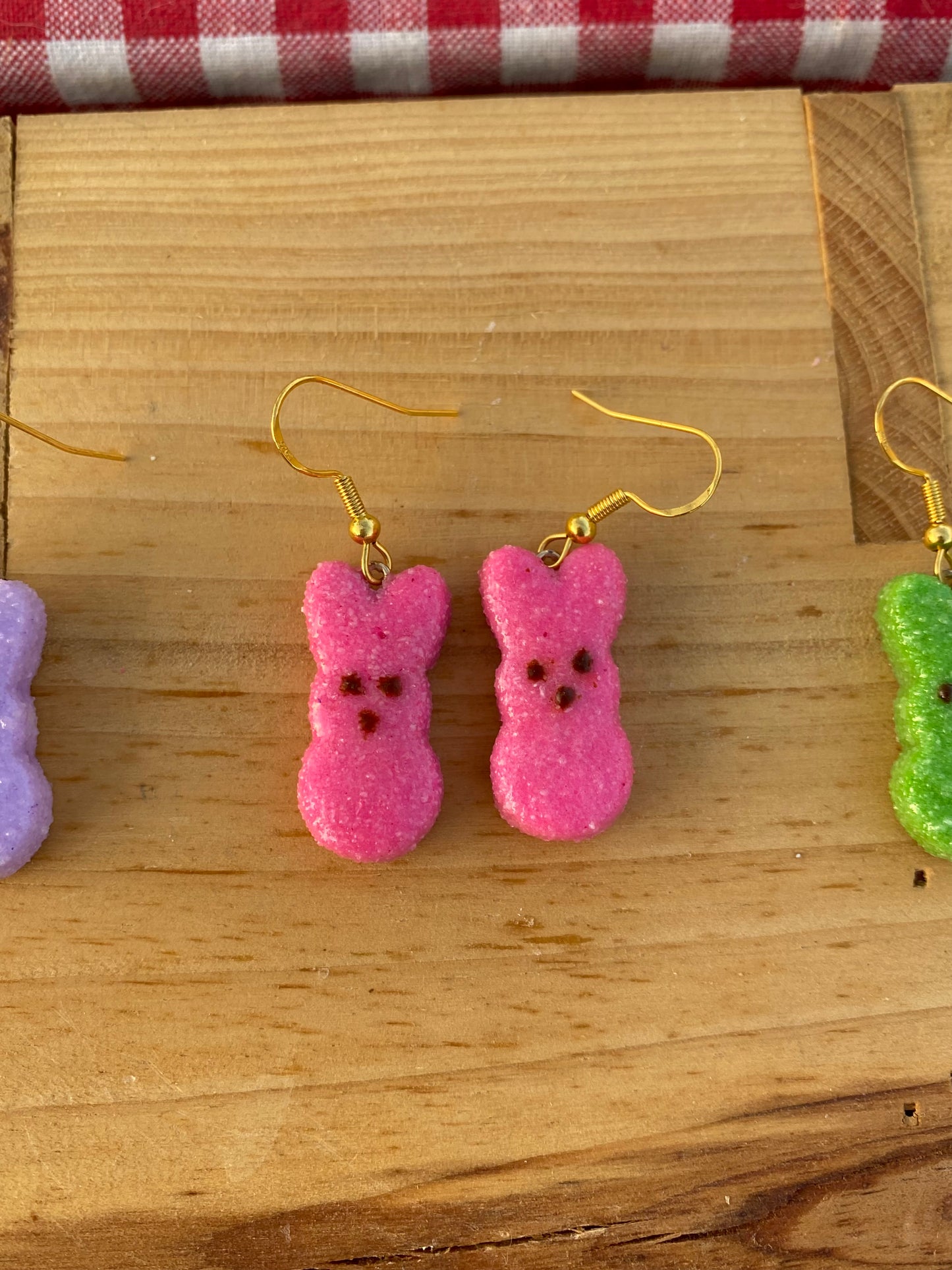 easter bunny earrings