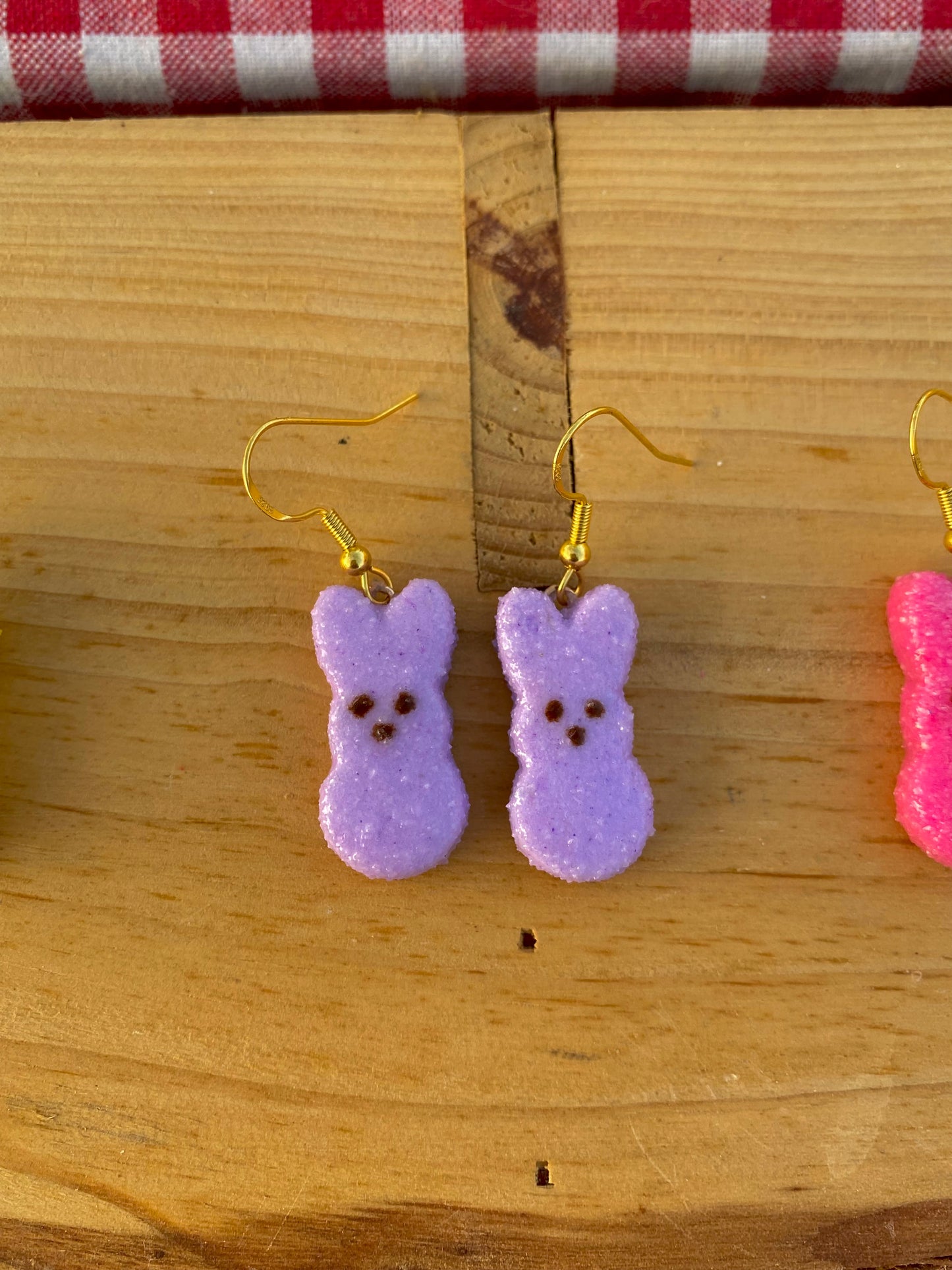 easter bunny earrings