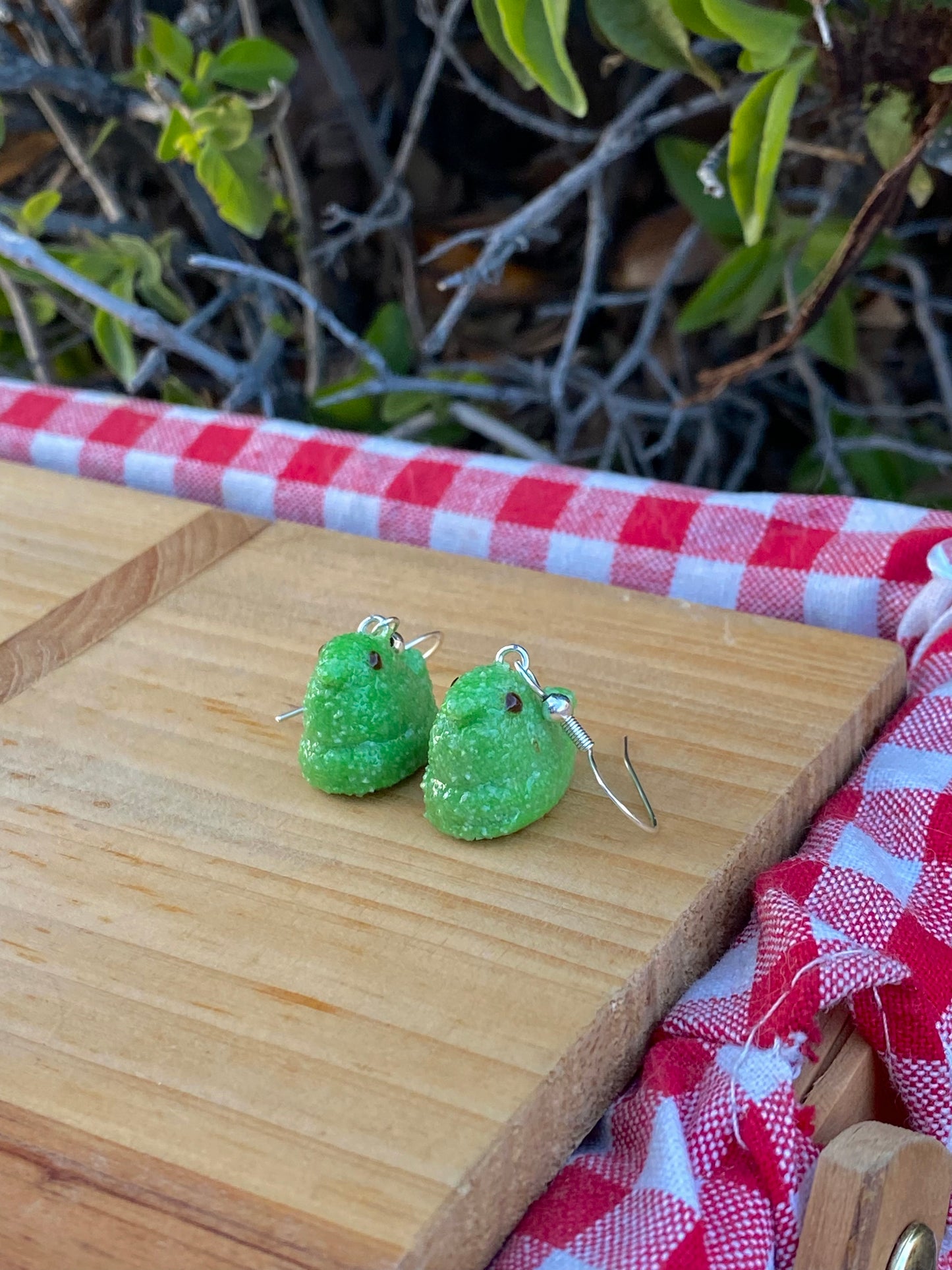 easter chick earrings