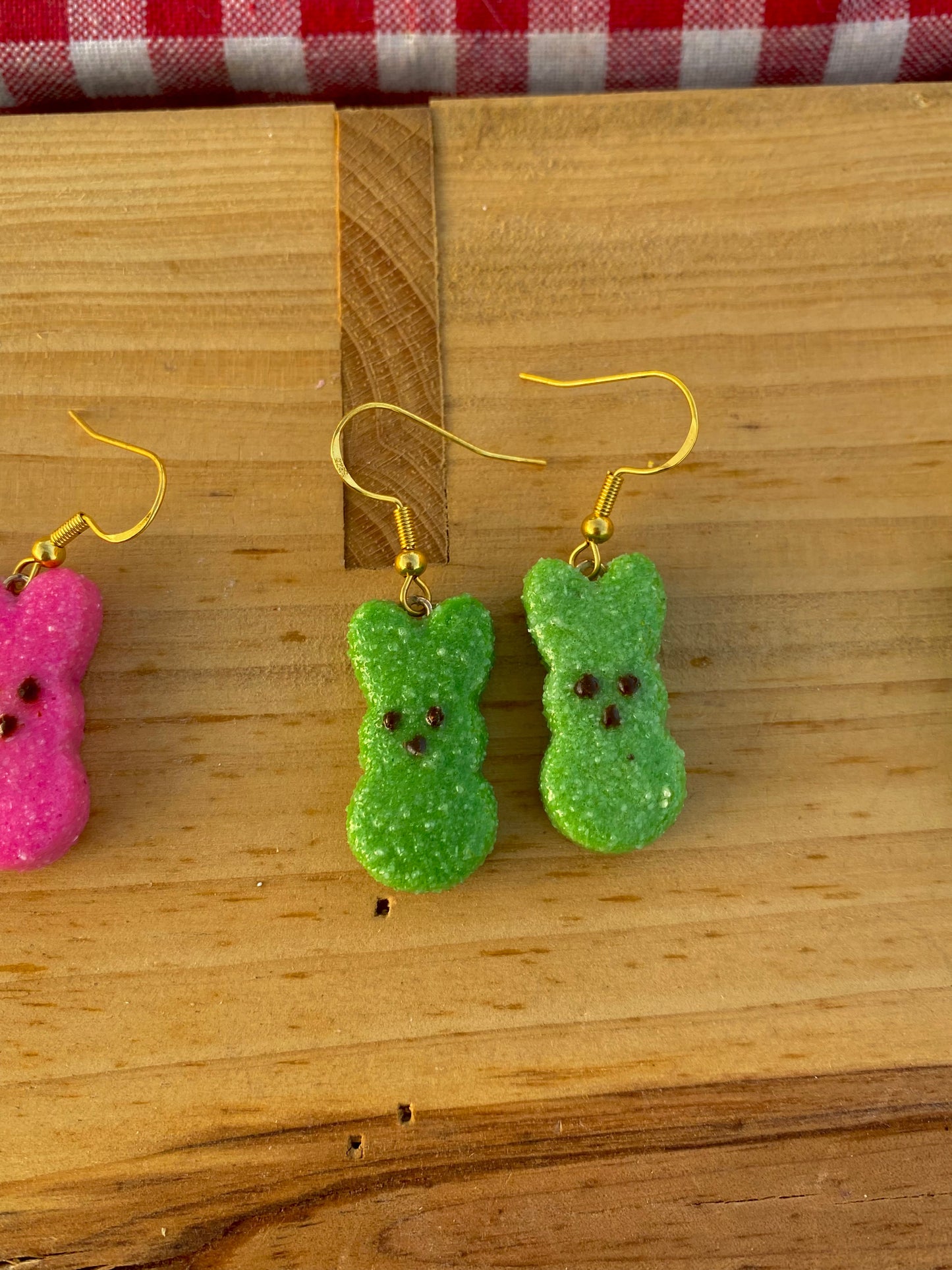 easter bunny earrings