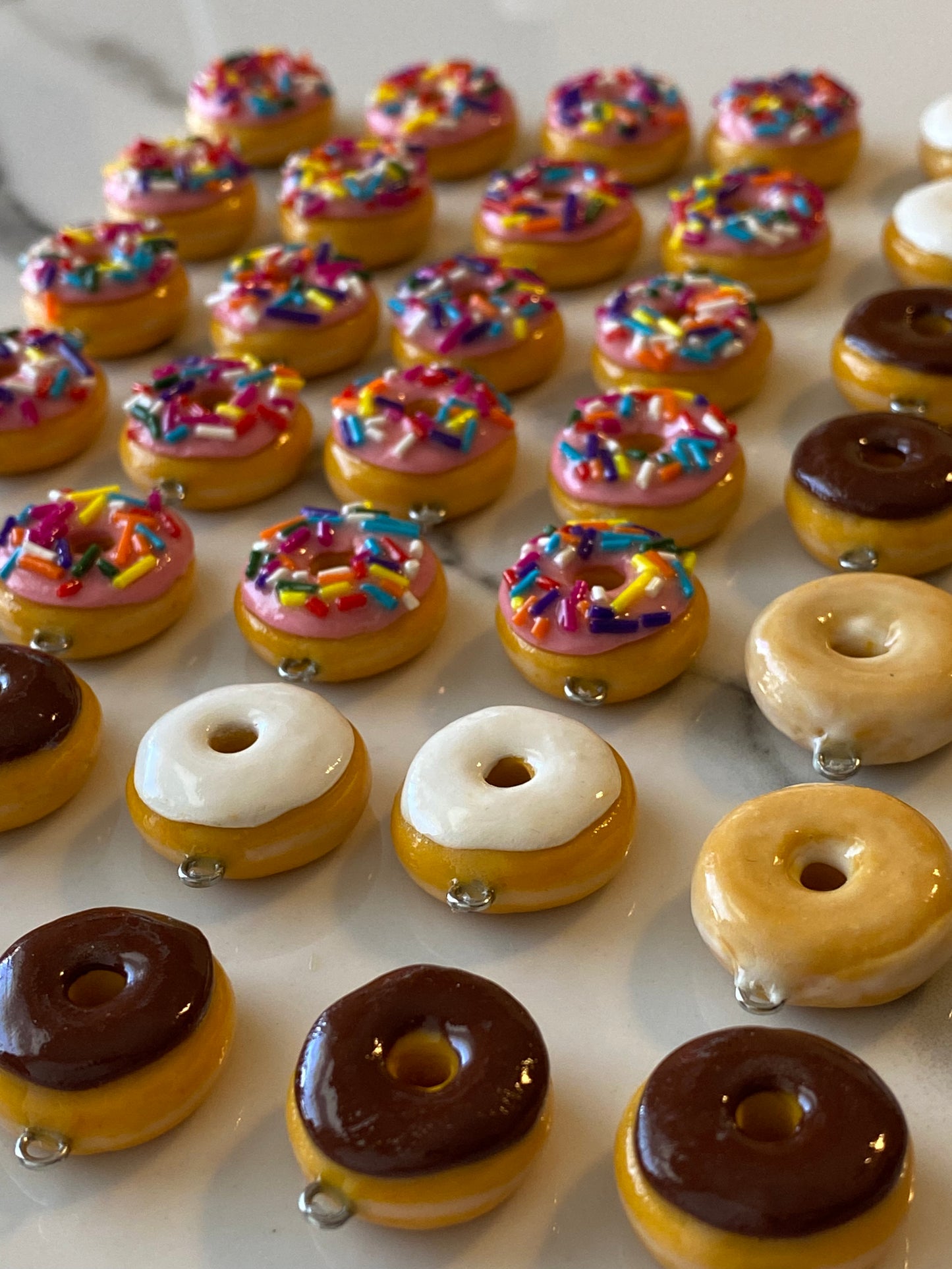 Donut earrings