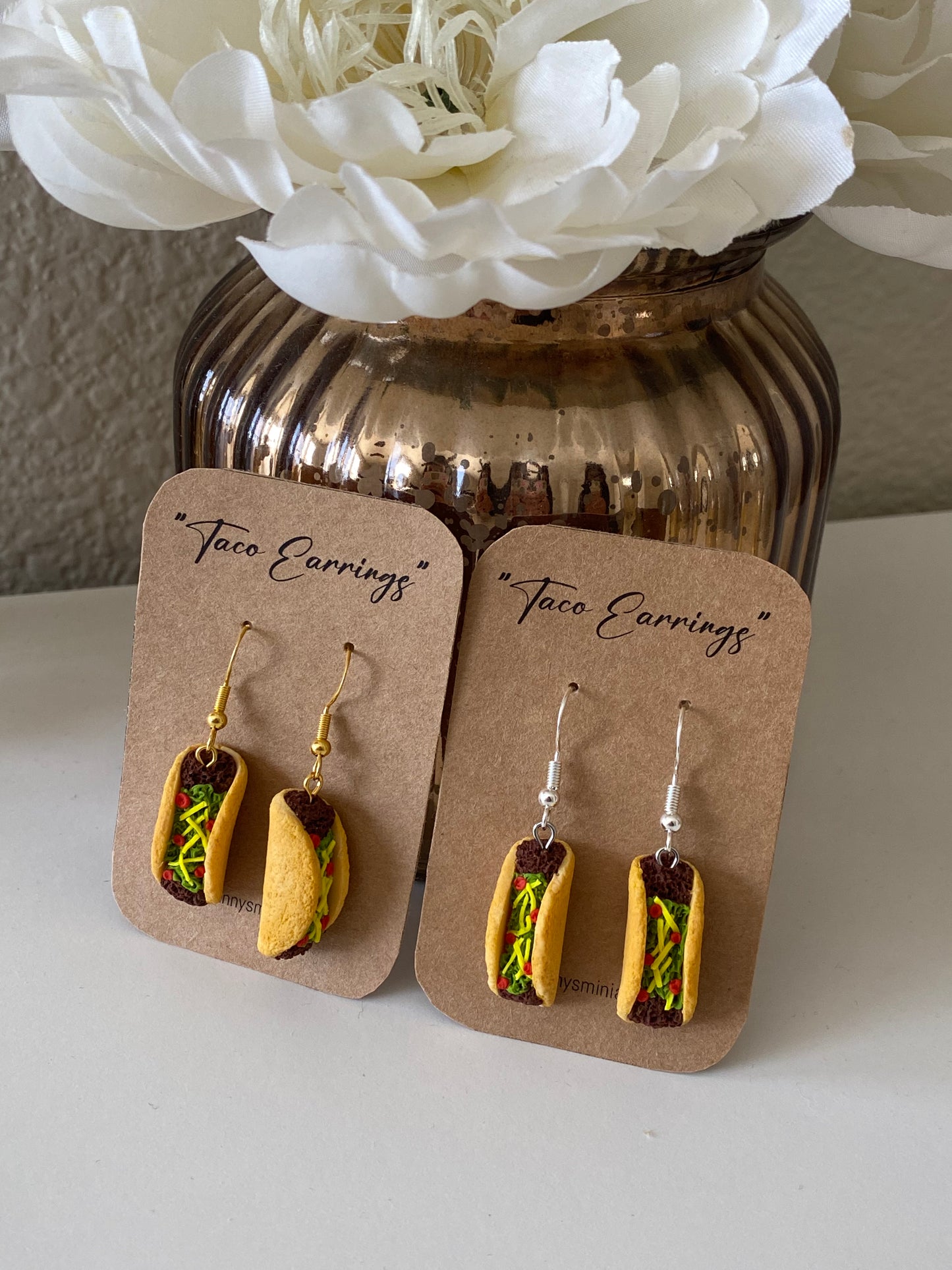 taco earrings