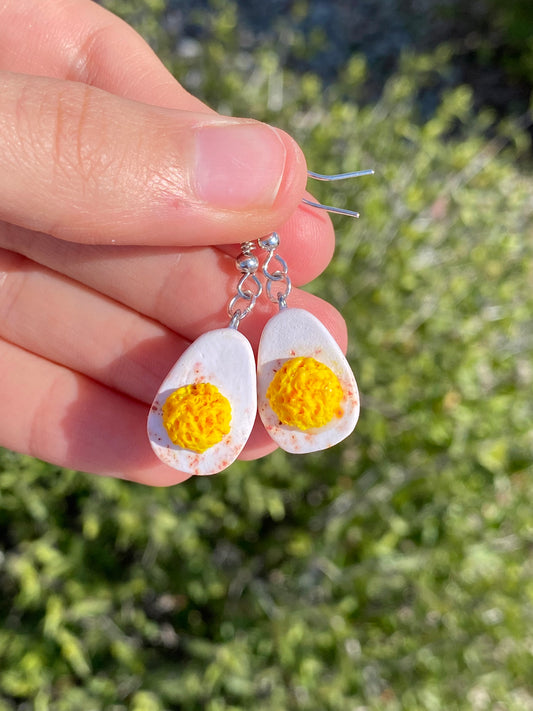 Deviled eggs earrings