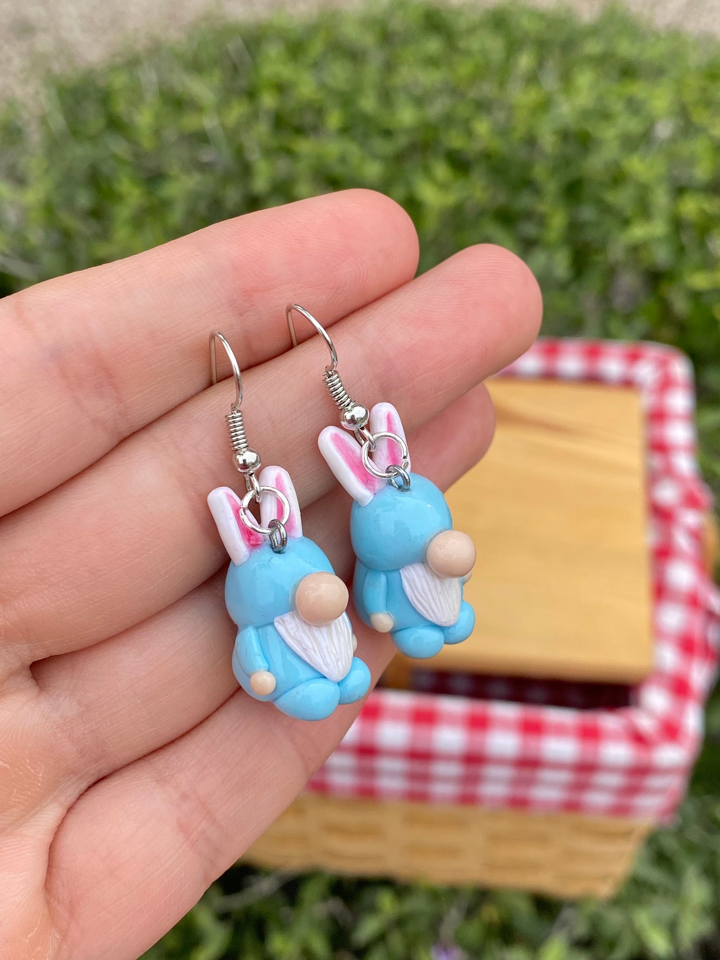 Easter gnome earrings